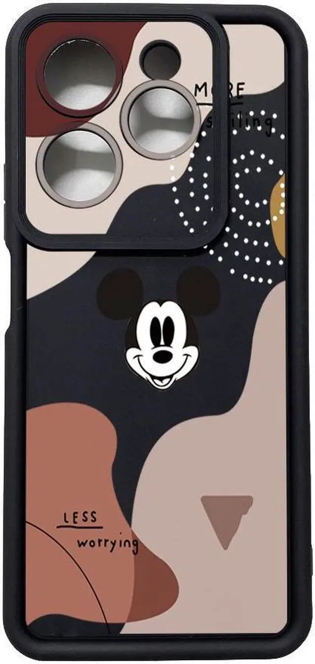 Alt view image 3 of 3 - Case For Infinix Smart 8 Pro Retro Mickey Full Protective Phone Case Anti Drop Cover