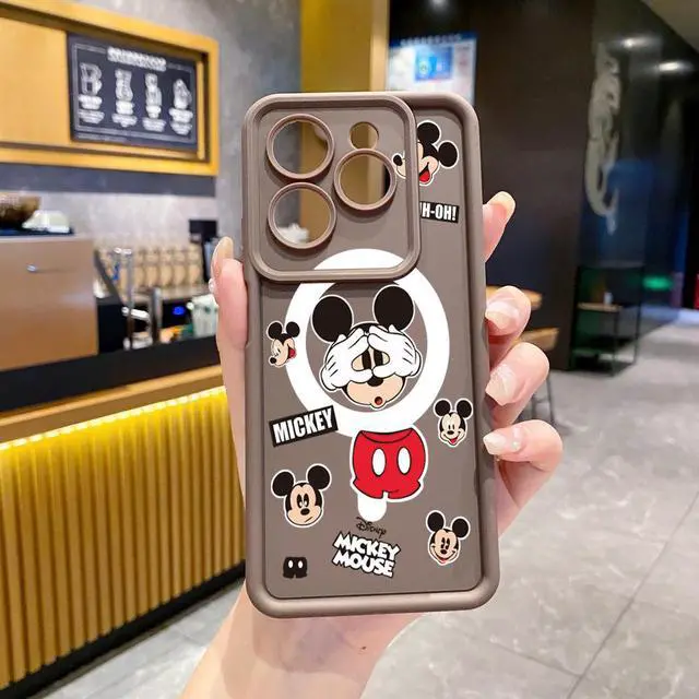 Main image of Case For Infinix Hot 40i Funny Shinning Mickey Mouse Full Protective Phone Case Anti Drop Cover