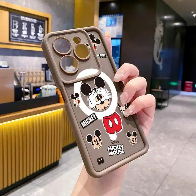 Alt view image 2 of 3 - Case For Infinix Hot 40i Funny Shinning Mickey Mouse Full Protective Phone Case Anti Drop Cover