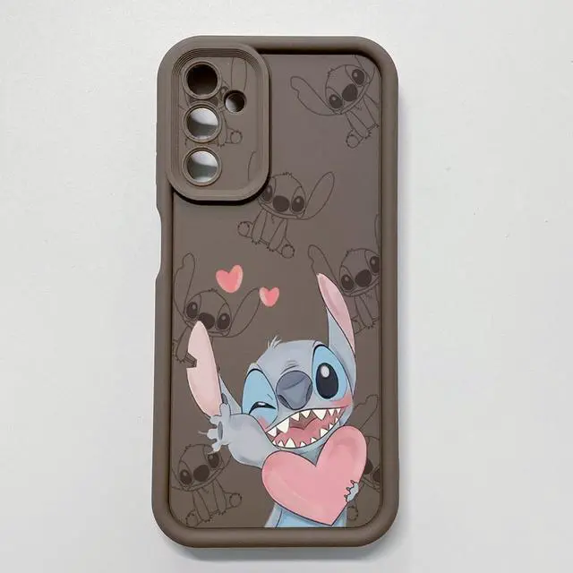 Alt view image 3 of 3 - Case For Samsung A05S Couple Stitch Angel Full Protective Phone Case Anti Drop Cover