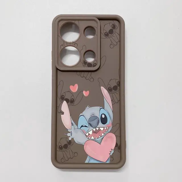 Alt view image 3 of 3 - Case For Redmi Note 13 Pro 4G Couple Stitch Angel Full Protective Phone Case Anti Drop Cover