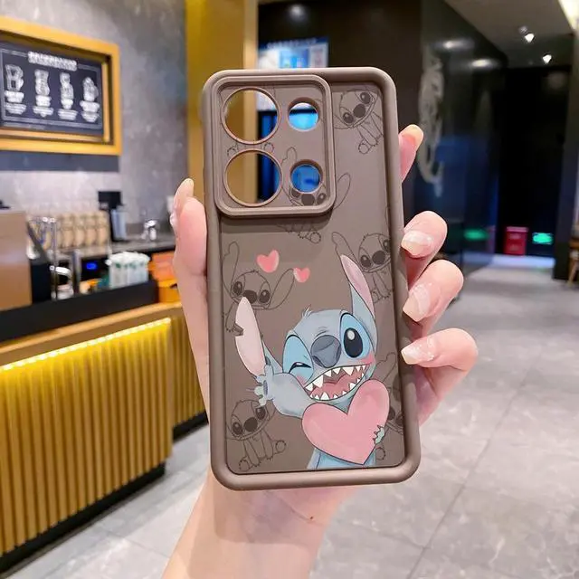 Main image of Case For Infinix Note 30 Couple Stitch Angel Full Protective Phone Case Anti Drop Cover