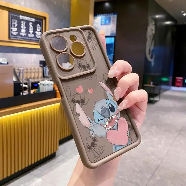 Alt view image 2 of 3 - Case For Infinix Hot 40 Pro Couple Stitch Angel Full Protective Phone Case Anti Drop Cover
