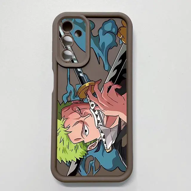 Alt view image 3 of 3 - Case For Samsung A15 4G Zoro Luffy Full Protective Phone Case Anti Drop Cover