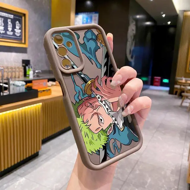 Alt view image 2 of 3 - Case For Samsung A15 4G Zoro Luffy Full Protective Phone Case Anti Drop Cover