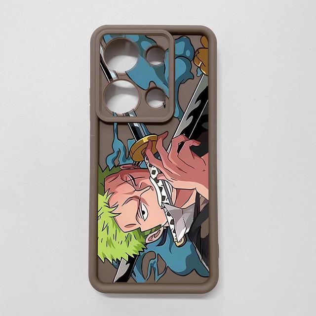 Alt view image 3 of 3 - Case For POCO X6 5G Zoro Luffy Full Protective Phone Case Anti Drop Cover