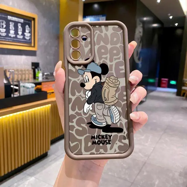 Main image of Case For Samsung S23 FE Couple Mickey Minnie Full Protective Phone Case Anti Drop Cover