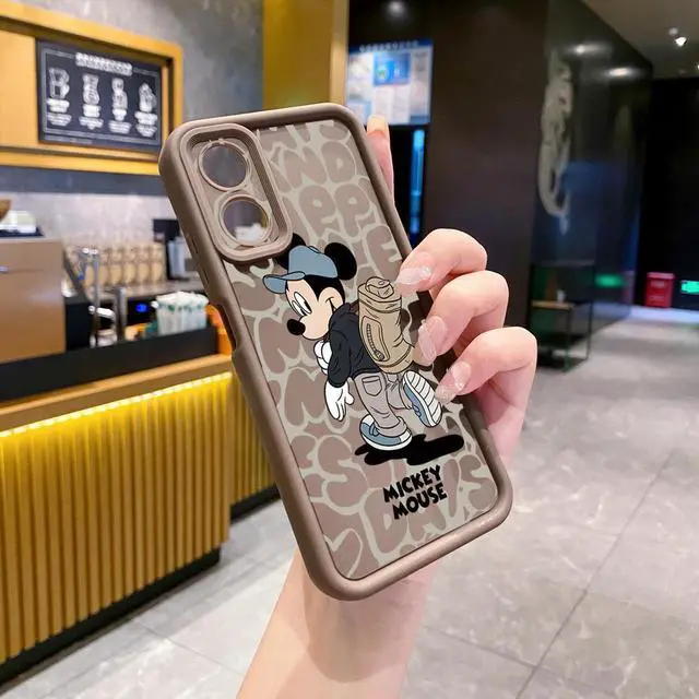 Alt view image 2 of 3 - Case For OPPO A98 5G Couple Mickey Minnie Full Protective Phone Case Anti Drop Cover