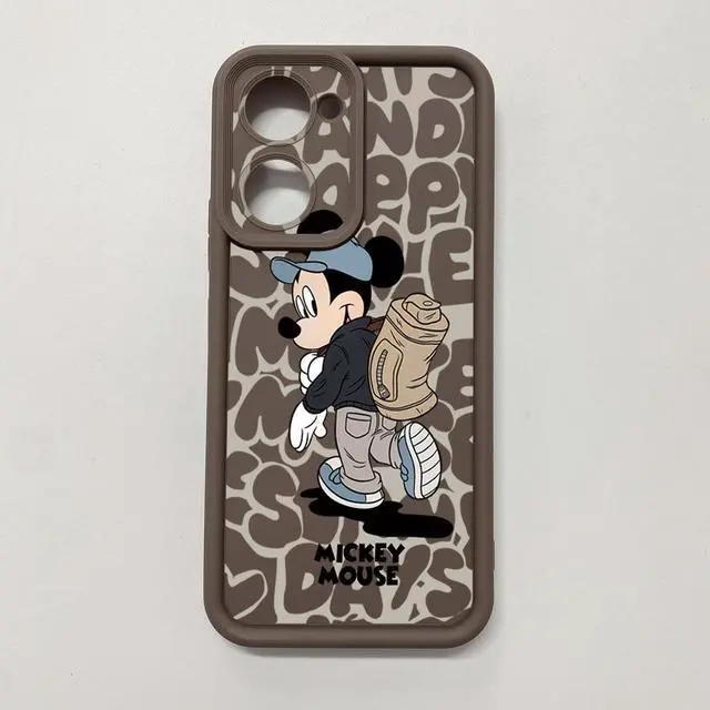 Alt view image 3 of 3 - Case For VIVO Y18 4G Couple Mickey Minnie Full Protective Phone Case Anti Drop Cover