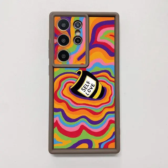 Alt view image 3 of 3 - Case For Samsung S23 Ultra Liquid Coffe Full Protective Phone Case Anti Drop Cover