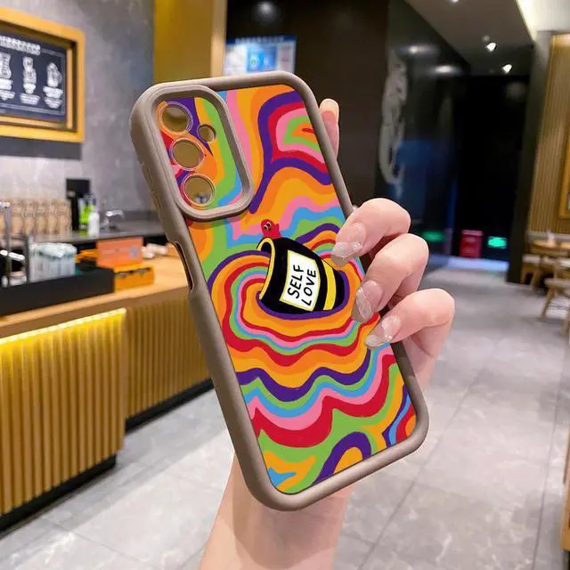 Alt view image 2 of 3 - Case For Samsung A05S Liquid Coffe Full Protective Phone Case Anti Drop Cover