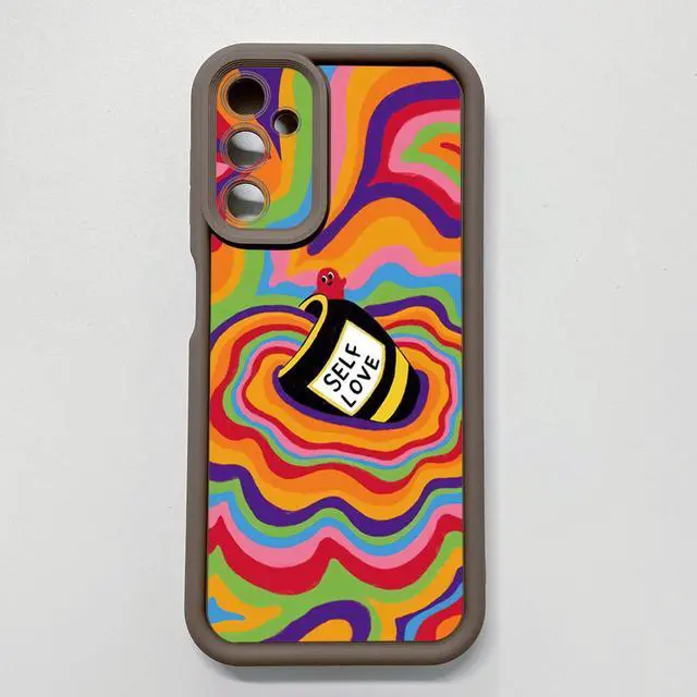 Alt view image 3 of 3 - Case For Samsung A14 5G Liquid Coffe Full Protective Phone Case Anti Drop Cover