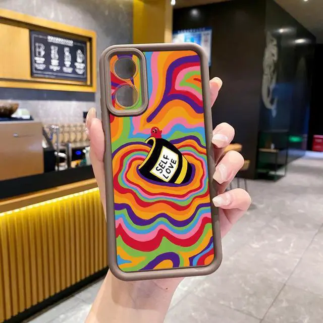 Main image of Case For OPPO A38 4G Liquid Coffe Full Protective Phone Case Anti Drop Cover