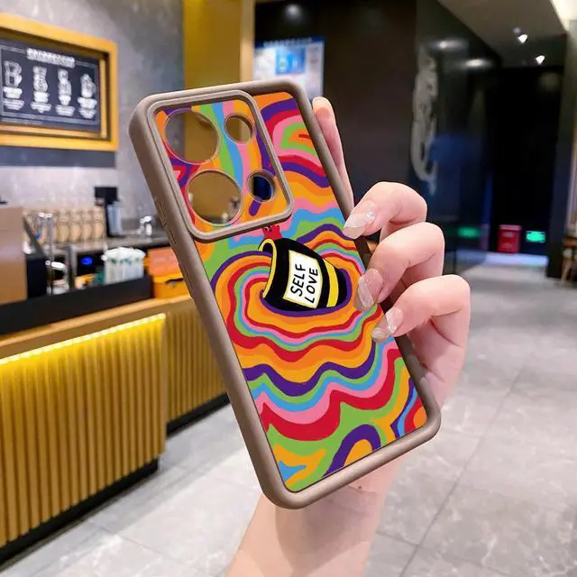 Alt view image 2 of 3 - Case For Infinix Zero 30 5G Liquid Coffe Full Protective Phone Case Anti Drop Cover