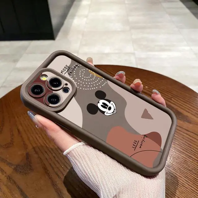 Alt view image 2 of 3 - Case For iPhone 14 Pro Retro Mickey Full Protective Phone Case Anti Drop Cover