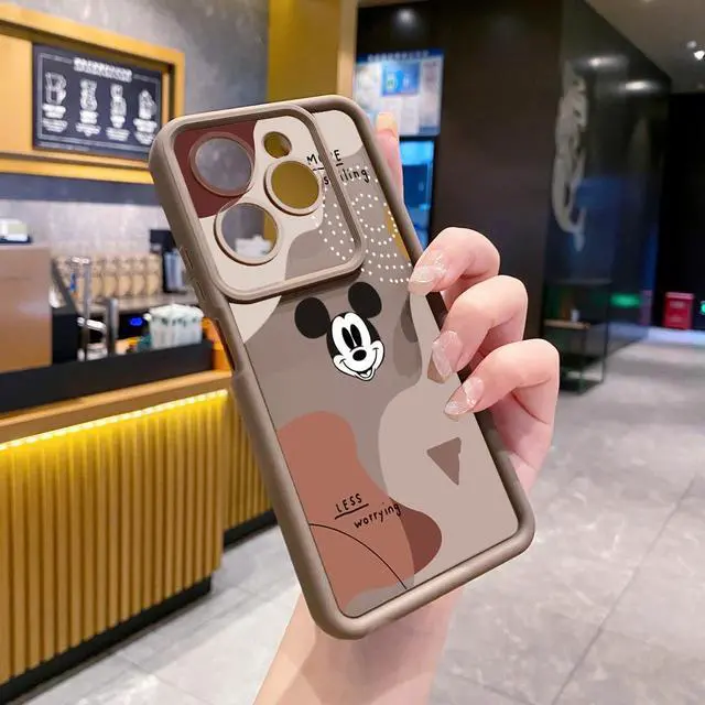 Alt view image 2 of 3 - Case For Infinix Hot 40i Retro Mickey Full Protective Phone Case Anti Drop Cover