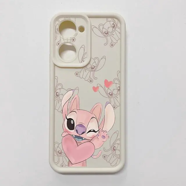 Alt view image 3 of 3 - Case For VIVO Y03 4G Couple Stitch Angel Full Protective Phone Case Anti Drop Cover