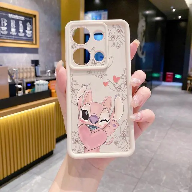 Alt view image 2 of 3 - Case For Infinix Zero 30 5G Couple Stitch Angel Full Protective Phone Case Anti Drop Cover