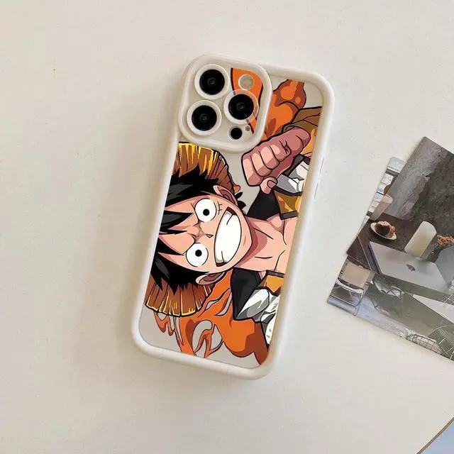 Alt view image 3 of 3 - Case For iPhone 15 Pro Zoro Luffy Full Protective Phone Case Anti Drop Cover