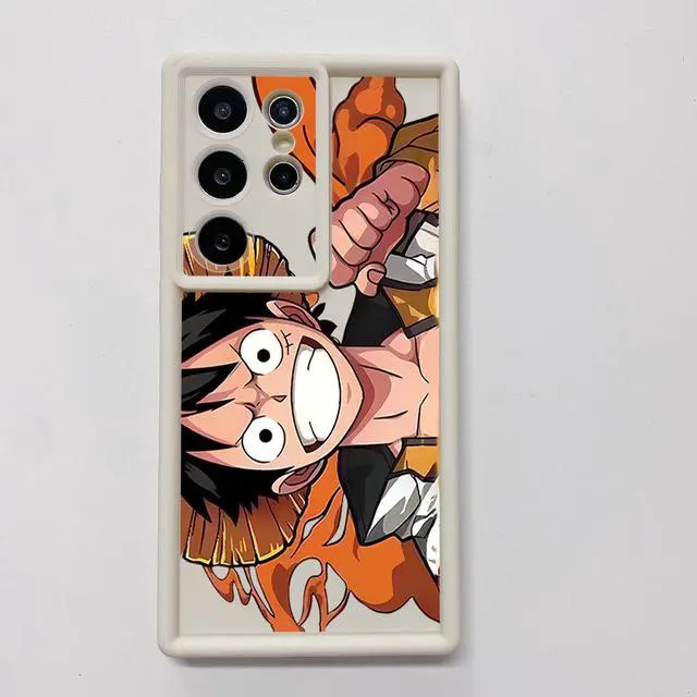 Alt view image 3 of 3 - Case For Samsung S24 Ultra Zoro Luffy Full Protective Phone Case Anti Drop Cover