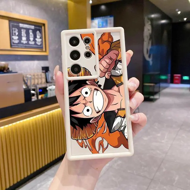 Alt view image 2 of 3 - Case For Samsung S24 Ultra Zoro Luffy Full Protective Phone Case Anti Drop Cover