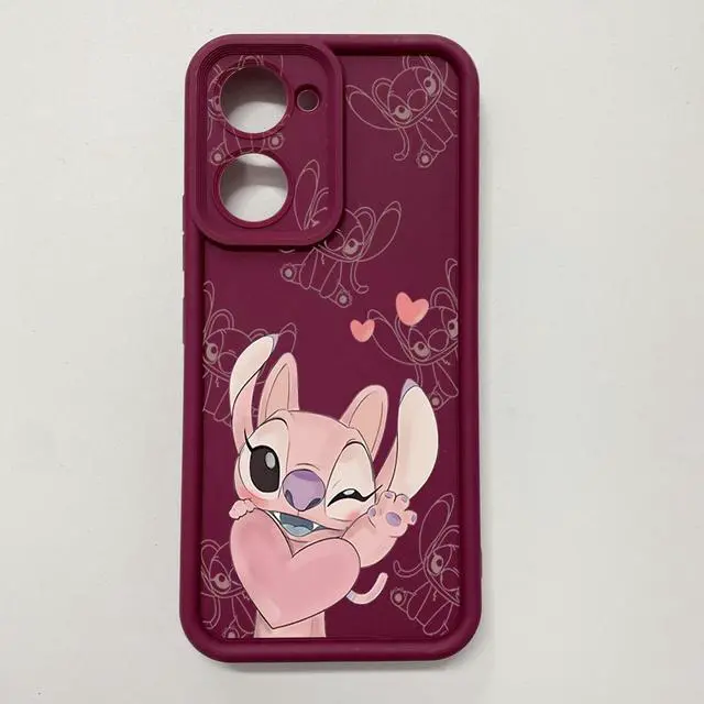 Alt view image 3 of 3 - Case For VIVO Y03 4G Couple Stitch Angel Full Protective Phone Case Anti Drop Cover