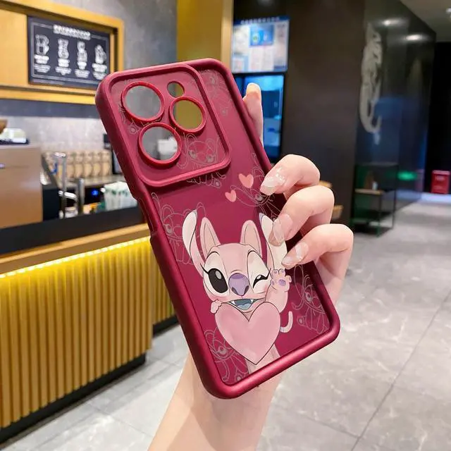 Main image of Case For Infinix Hot 40i Couple Stitch Angel Full Protective Phone Case Anti Drop Cover