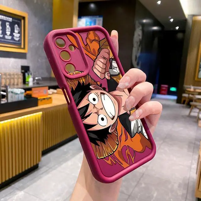 Alt view image 2 of 3 - Case For Samsung A15 5G Zoro Luffy Full Protective Phone Case Anti Drop Cover
