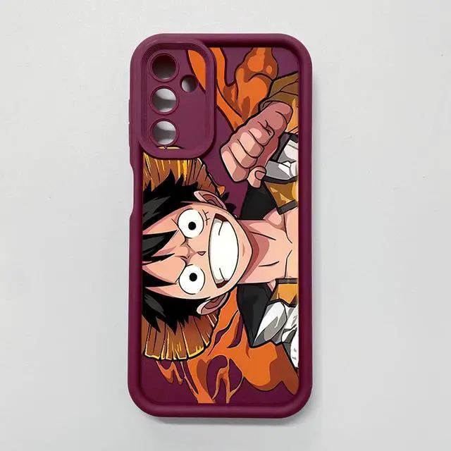 Alt view image 3 of 3 - Case For Samsung A15 5G Zoro Luffy Full Protective Phone Case Anti Drop Cover