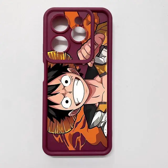 Alt view image 3 of 3 - Case For Infinix Hot 40 Pro Zoro Luffy Full Protective Phone Case Anti Drop Cover