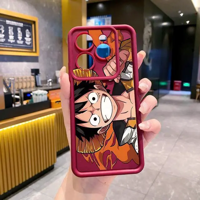 Alt view image 2 of 3 - Case For Infinix Hot 40 Pro Zoro Luffy Full Protective Phone Case Anti Drop Cover
