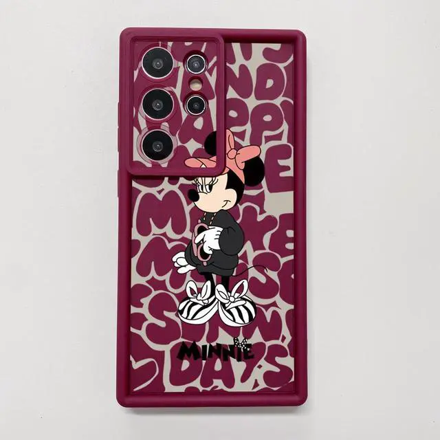 Alt view image 3 of 3 - Case For Samsung S22 Ultra Couple Mickey Minnie Full Protective Phone Case Anti Drop Cover