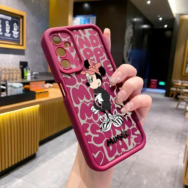 Alt view image 2 of 3 - Case For Samsung A35 5G Couple Mickey Minnie Full Protective Phone Case Anti Drop Cover
