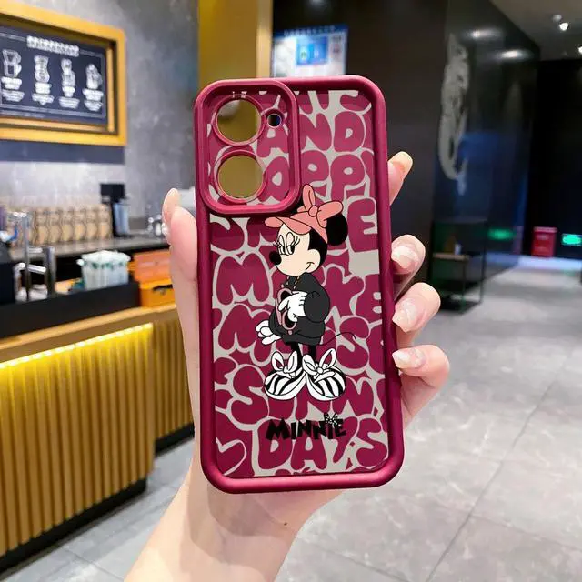 Main image of Case For VIVO Y03 4G Couple Mickey Minnie Full Protective Phone Case Anti Drop Cover