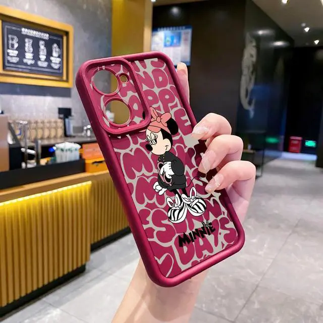 Alt view image 2 of 3 - Case For VIVO Y03 4G Couple Mickey Minnie Full Protective Phone Case Anti Drop Cover