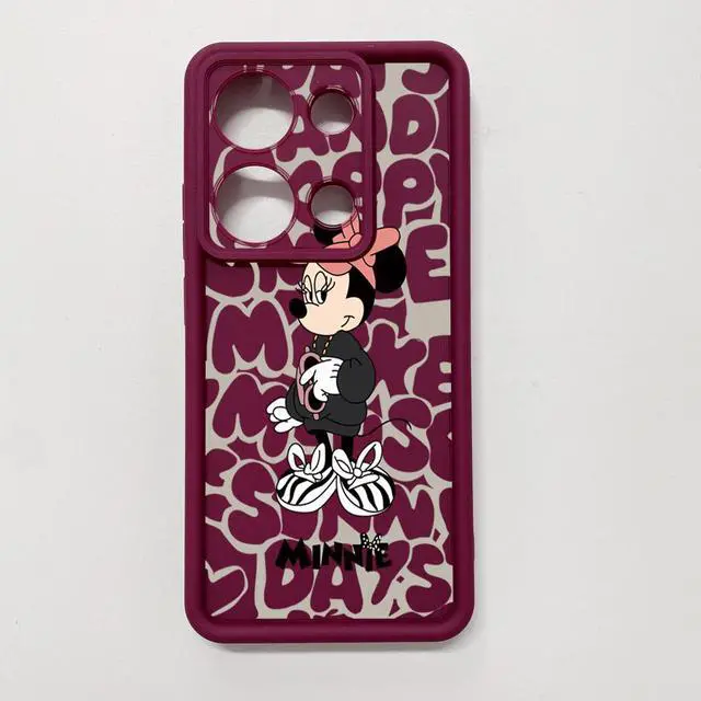 Alt view image 3 of 3 - Case For Redmi Note 13 5G Couple Mickey Minnie Full Protective Phone Case Anti Drop Cover