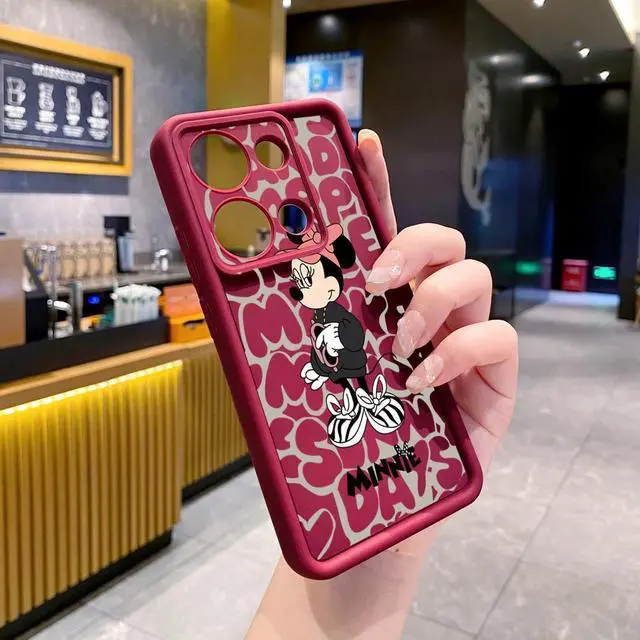 Alt view image 2 of 3 - Case For POCO M6 Pro 4G Couple Mickey Minnie Full Protective Phone Case Anti Drop Cover