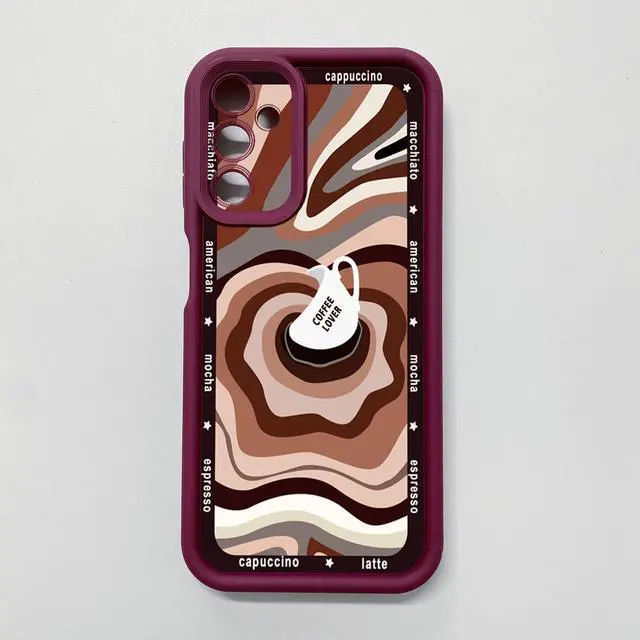 Alt view image 3 of 3 - Case For Samsung A15 5G Liquid Coffe Full Protective Phone Case Anti Drop Cover