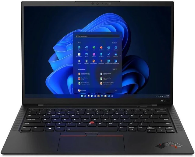 Alt view image 2 of 7 - Lenovo ThinkPad X1 Carbon Gen 11 Business Laptop - Intel Core i7, 14" Screen, 16GB Memory, 512GB HDD, Black