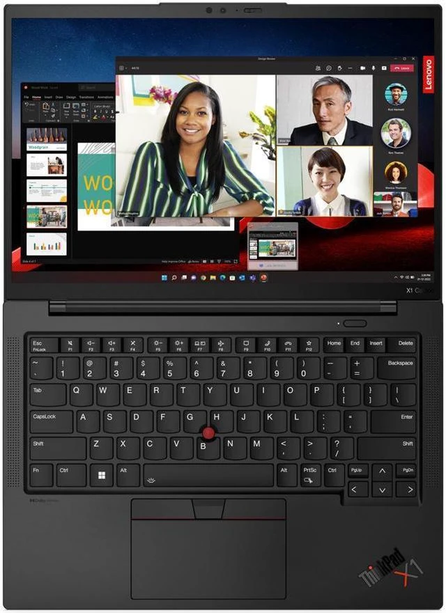 Alt view image 5 of 7 - Lenovo ThinkPad X1 Carbon Gen 11 Business Laptop - Intel Core i7, 14" Screen, 16GB Memory, 512GB HDD, Black