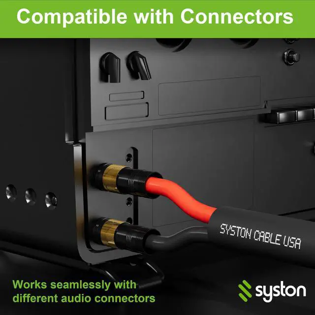 Alt view image 6 of 7 - SYSTON CABLE TECHNOLOGY 14/2 Speaker Wire Audio Cable Outdoor Direct Burial In-Wall Black 50 ft.