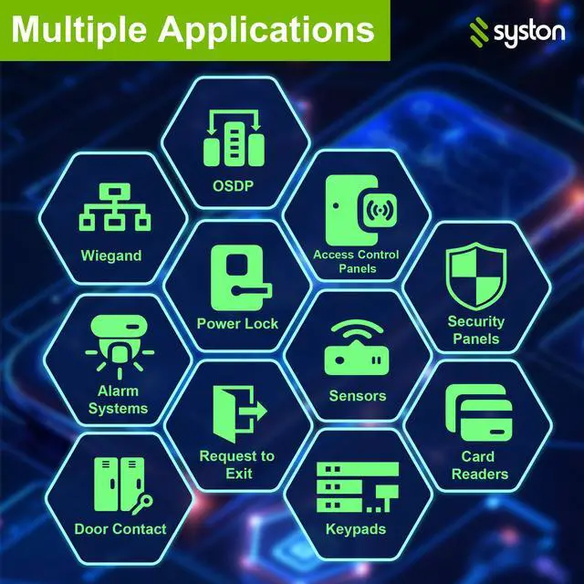 Alt view image 3 of 7 - SYSTON CABLE TECHNOLOGY Access Control Composite Cable,Stranded Copper,OSDP & Wiegand Compatible,1 Set of shielding Yellow 50 ft.
