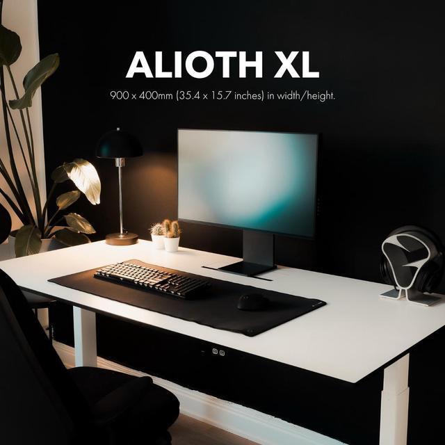 Alt view image 2 of 7 - MIONIX Alioth-XL, Gaming Mouse pad, Water resistant, Easy to clean desk pad, Optimized for gaming. (35.4 x 15.7 inches in width/height)