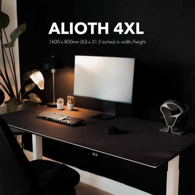 Alt view image 2 of 7 - MIONIX Alioth-4XL, Gaming Mouse pad, Water resistant, Easy to clean desk pad, Optimized for gaming. (63 x 31.5 inches in width/height)
