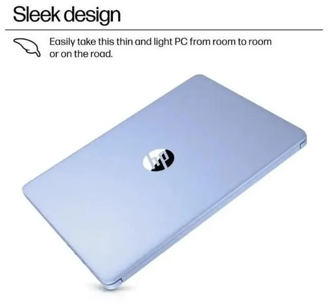 Alt view image 3 of 5 - HP - 14" LAPTOP - INTEL PROCESSOR N150 - 4GB - 128GB UFS - SKY BLUE