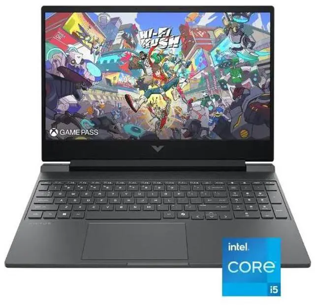 Main image of HP - Victus 15.6" 144Hz Full HD Gaming Laptop - Intel Core i5 - 8GB Memory - NVIDIA GeForce RTX 3050 - 512GB SSD - Mica Silver