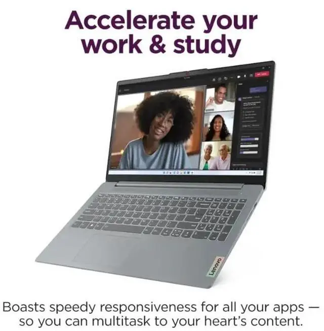 Alt view image 3 of 3 - Lenovo - IdeaPad Slim 3i 15.6" Full HD Laptop - Intel Core i3-N305 - 8GB Memory - 128GB UFS - Arctic Grey