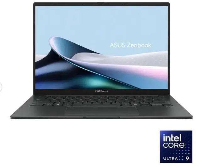 Alt view image 2 of 3 - ASUS - Zenbook 14 14" FHD+ OLED Touch Screen Laptop - Intel Core Ultra 9 - 32GB RAM - 1TB SSD - Jasper Gray