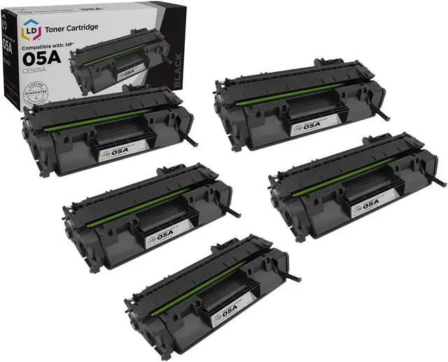 Alt view image 3 of 9 - LD Products Compatible Toner Cartridge Replacements for HP 05A HP05A CE505A