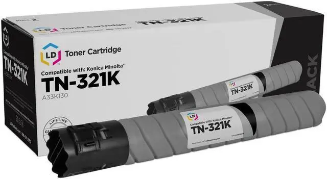 Main image of LD Products Compatible Toner Cartridge Replacement for Konica Minolta TN-321K A33K130 (Black)